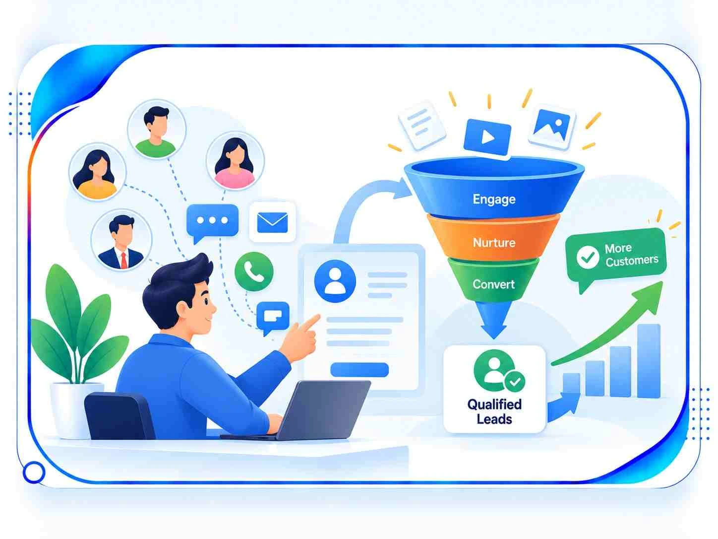 Prospect Engagement and Lead Conversion