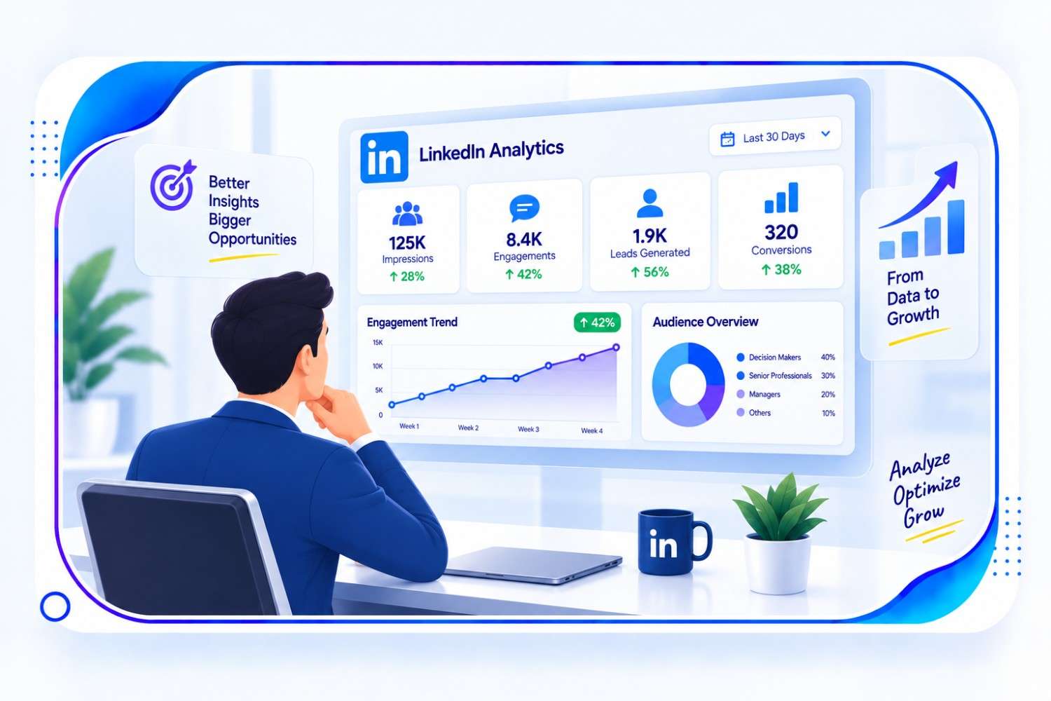LinkedIn marketing performance analytics